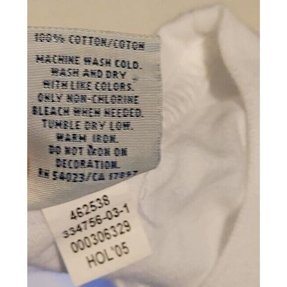 Old Navy Vintage Bull T-Shirt Large White - Picture 6 of 8